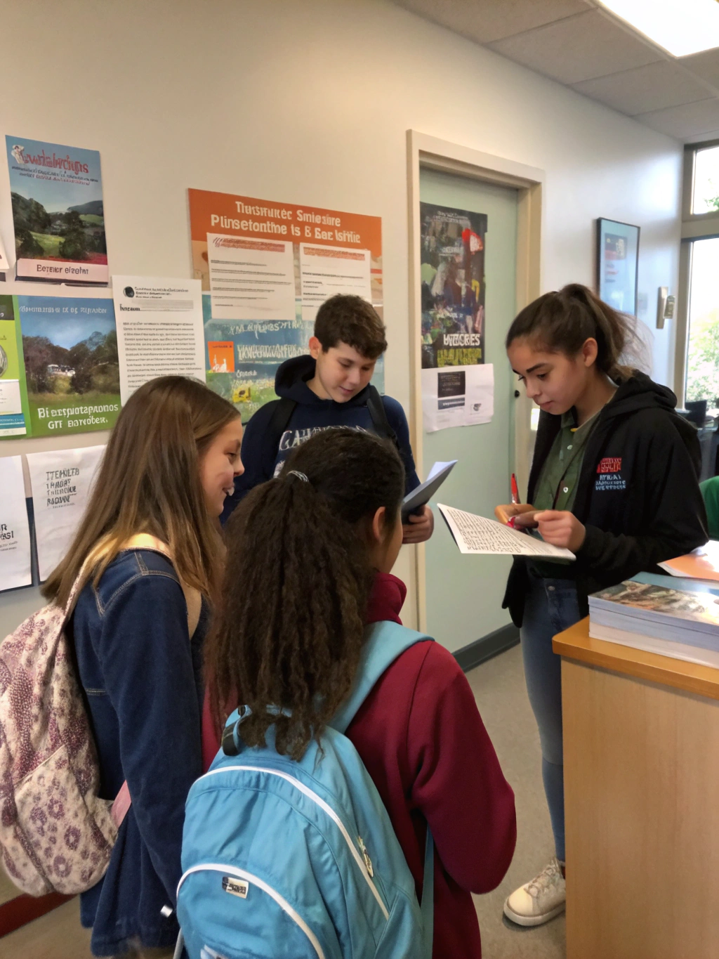 Participants visiting JA BizTown for a hands-on experience