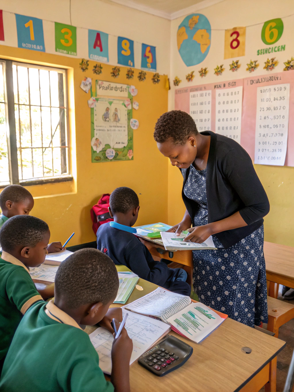 Hands learning money management and budgeting skills